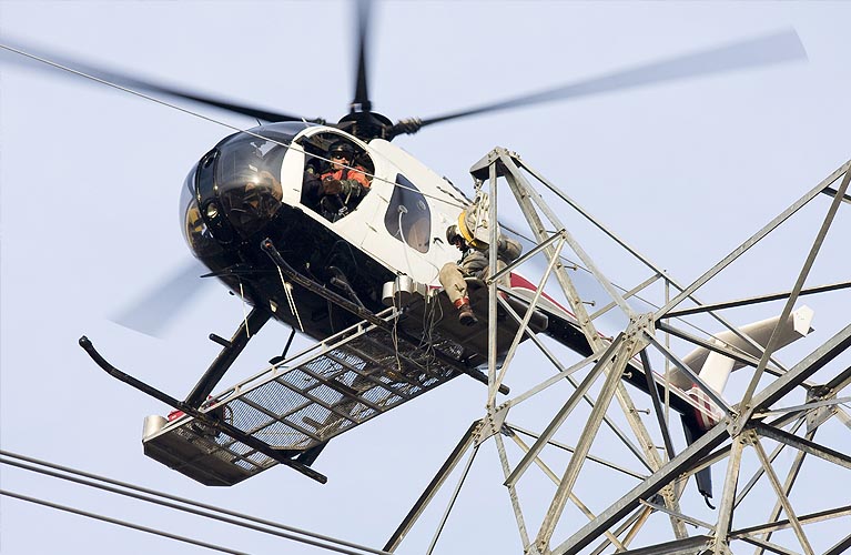 lineman working on power lines helicopter Wiring Diagram and Schematics