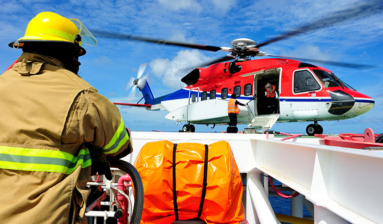 Sikorsky S-92 Helicopter Used for Offshore Oil & Gas Operations