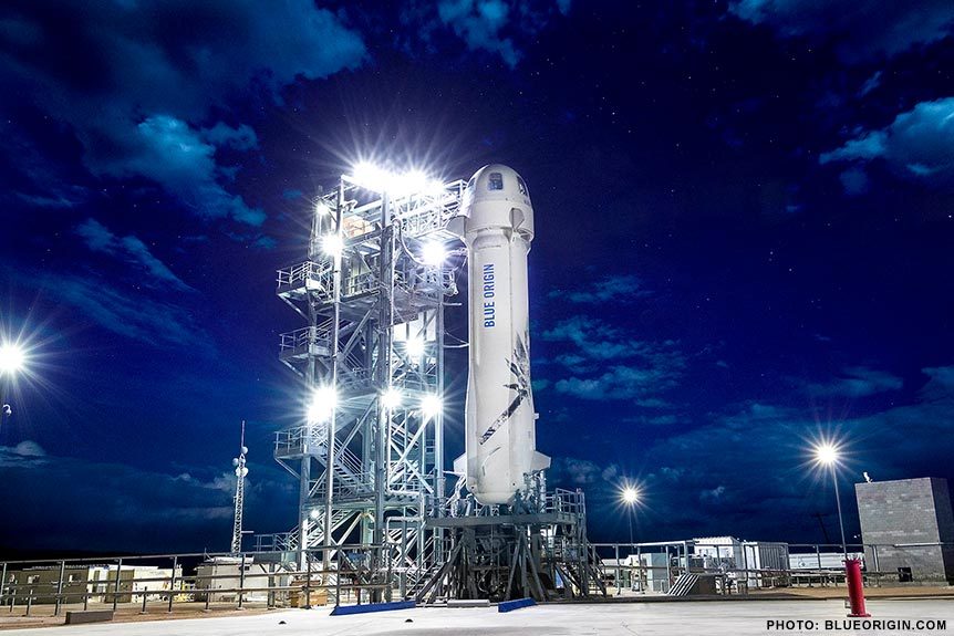Jeff Bezos’ Blue Origin Launch Fair Lifts Helicopter Services
