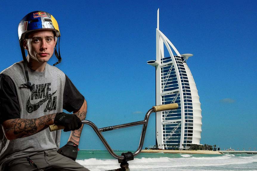 BMX Star Tackles Fear By Leaping from Helicopter