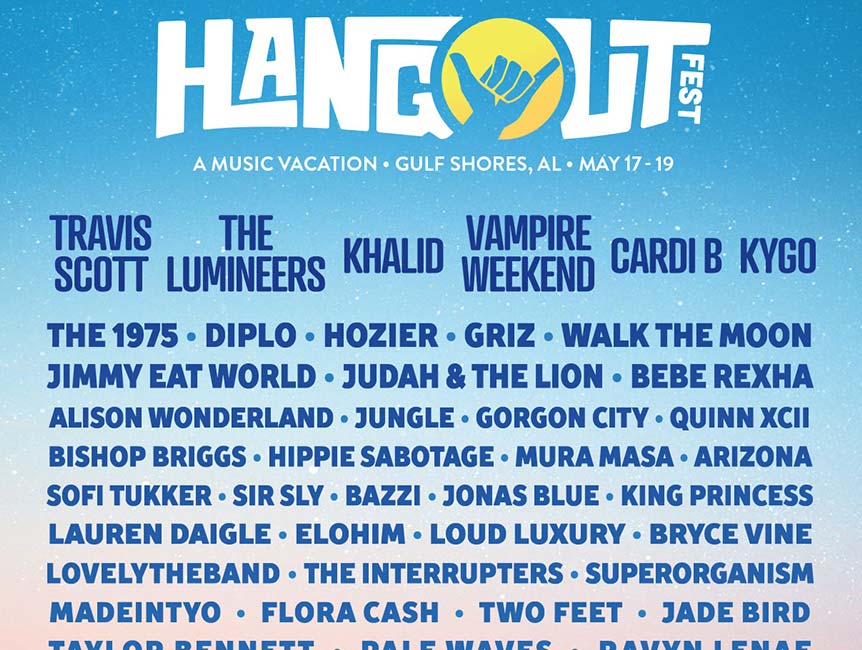 2019 Hangout Fest Lineup - Click to Enlarge