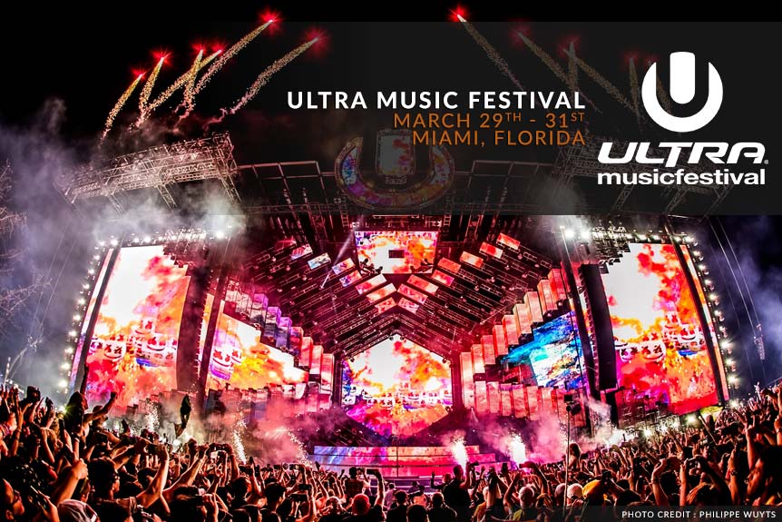 Helicopter Charters to Miami for Ultra Music Festival 2019