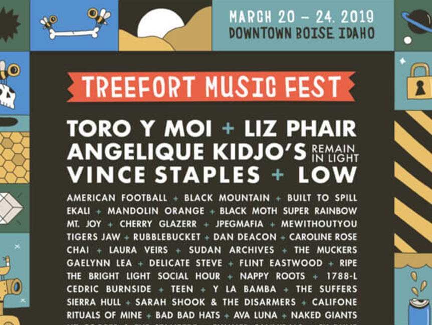 2019 Treefort Music Festival Lineup - Click to Enlarge