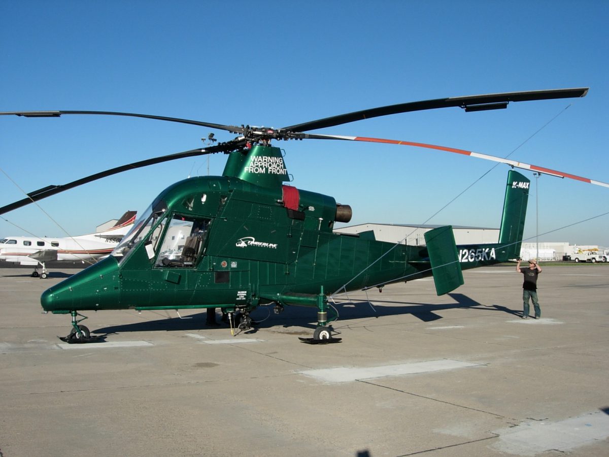 Kaman K-1200 K-Max Helicopter Had Gotten the Type Certificate From the National Civil Aviation Agency