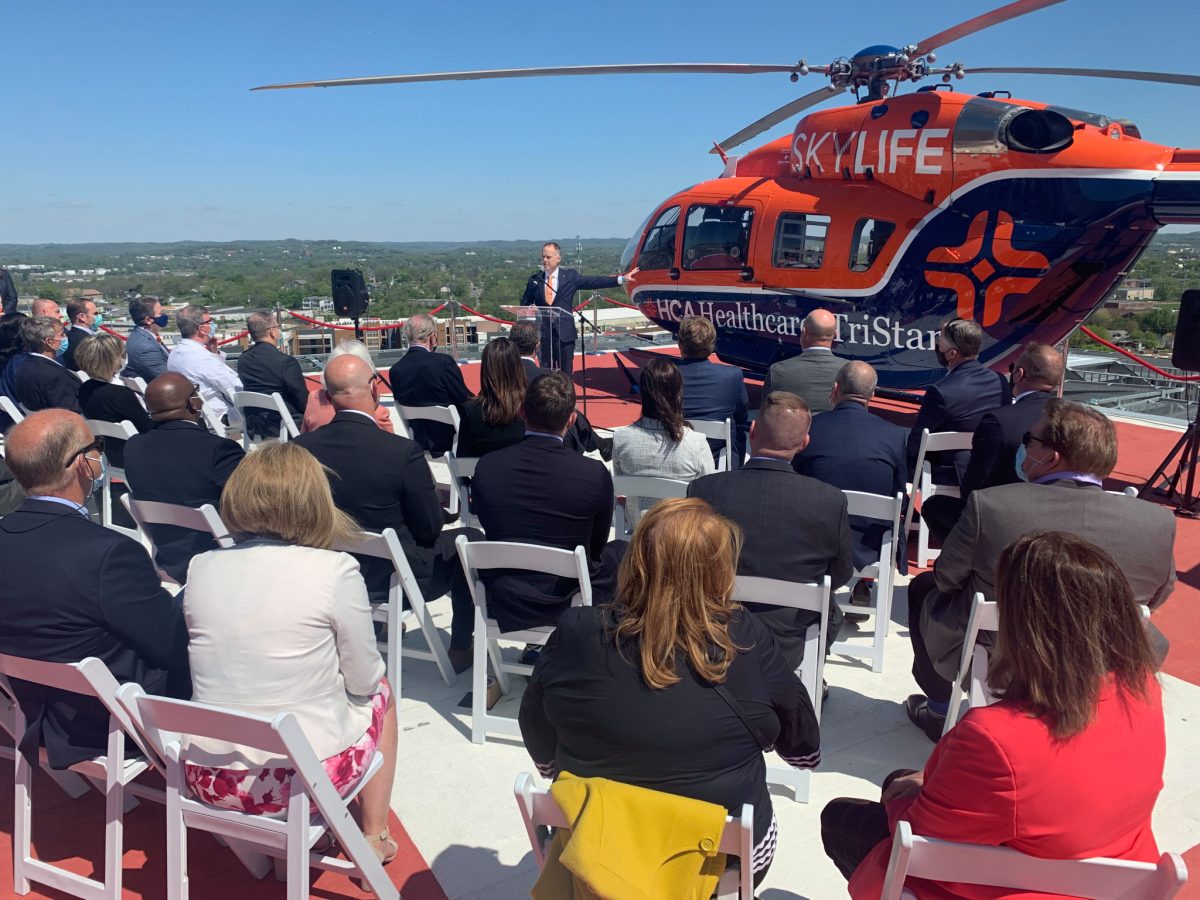 TriStar Health helicopter