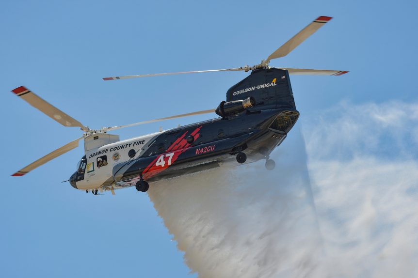As California Burns, War Declared on Fires With High-Tech Helicopters