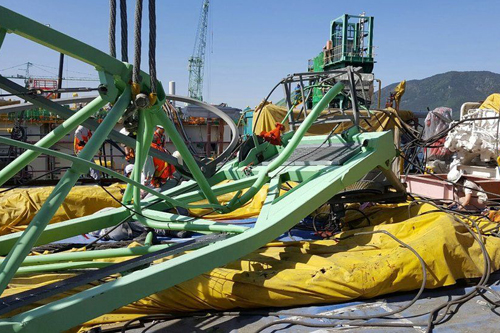 Geoje, South Korea Collapse of May 2017