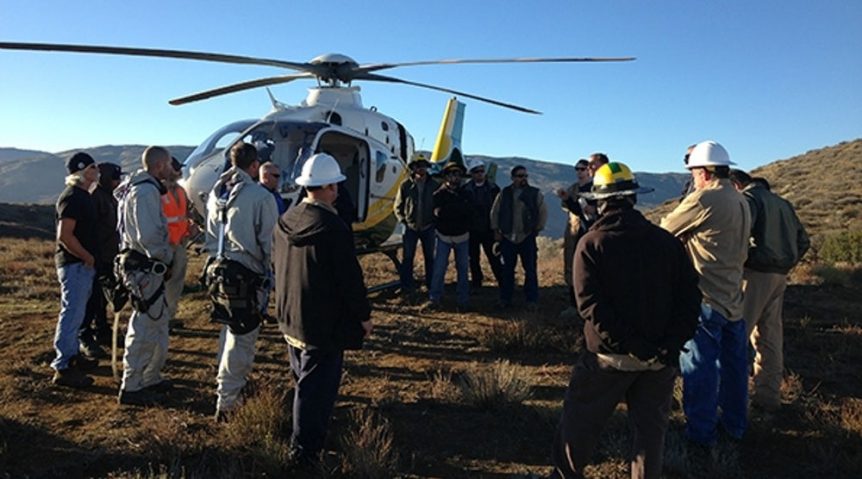 Power Line Marker Balls Get an Air Lift with Helicopter Installations