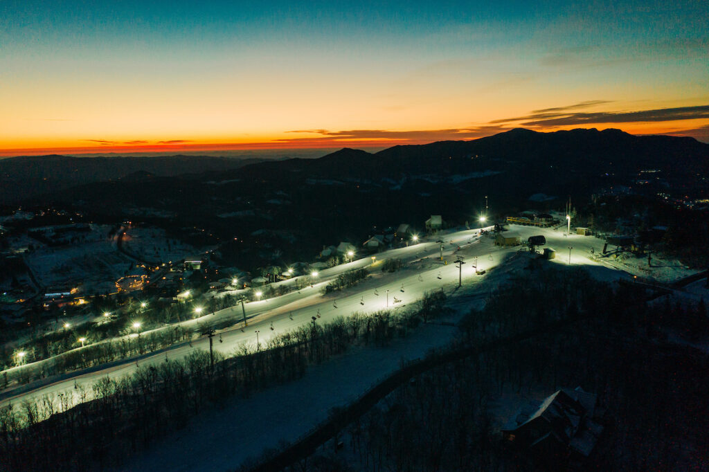 Beech Mountain Resort Night Skiing