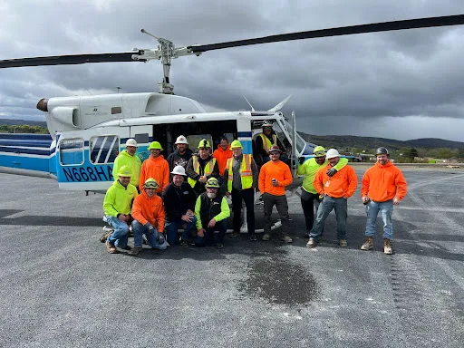 Aerial Construction at Oakdale Mall