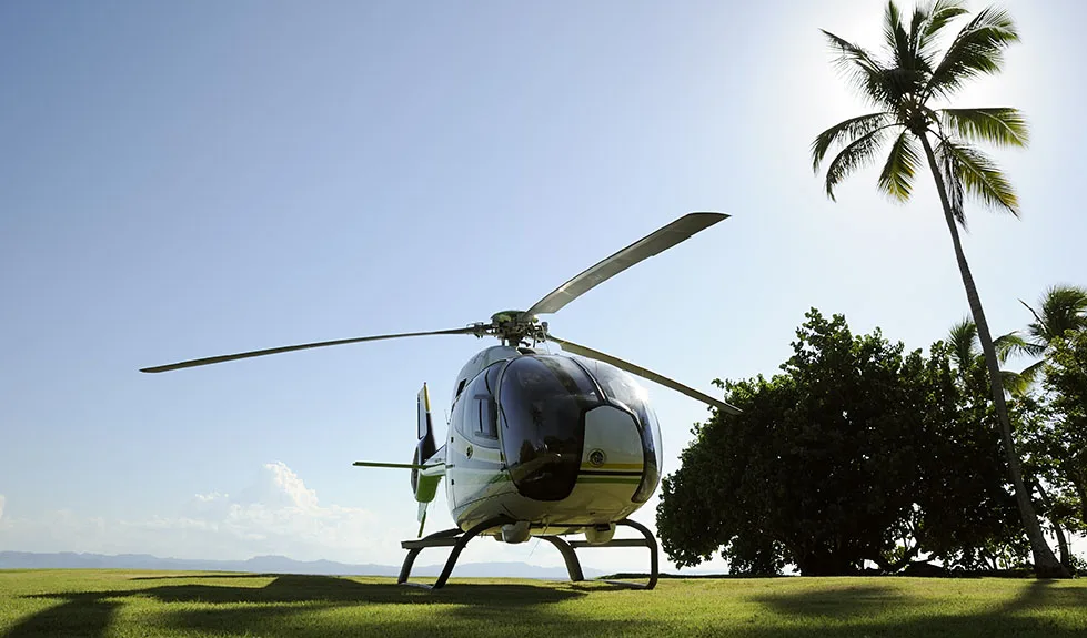 The Eurocopter EC120 is very popular for hotel transfers.