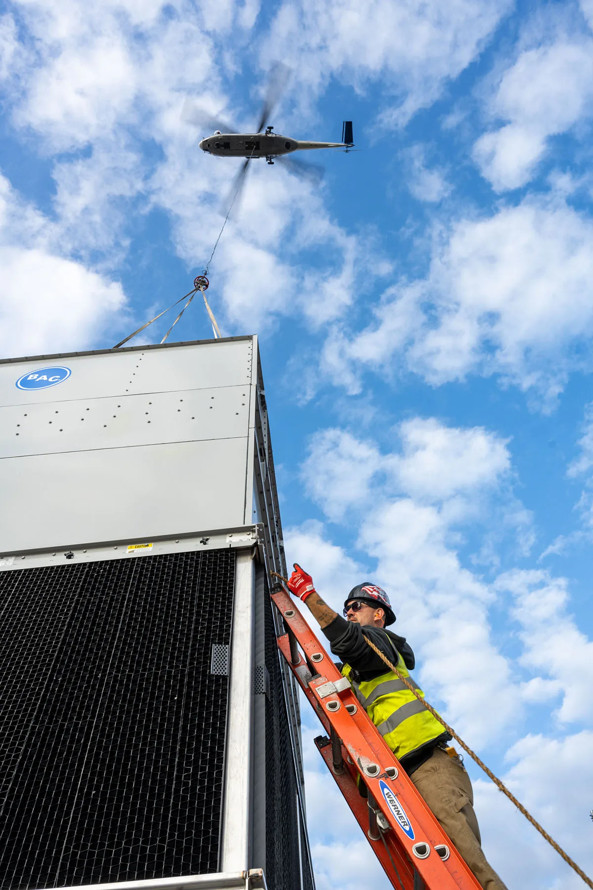 Helicopters for HVAC Lifts and Rooftop Installations