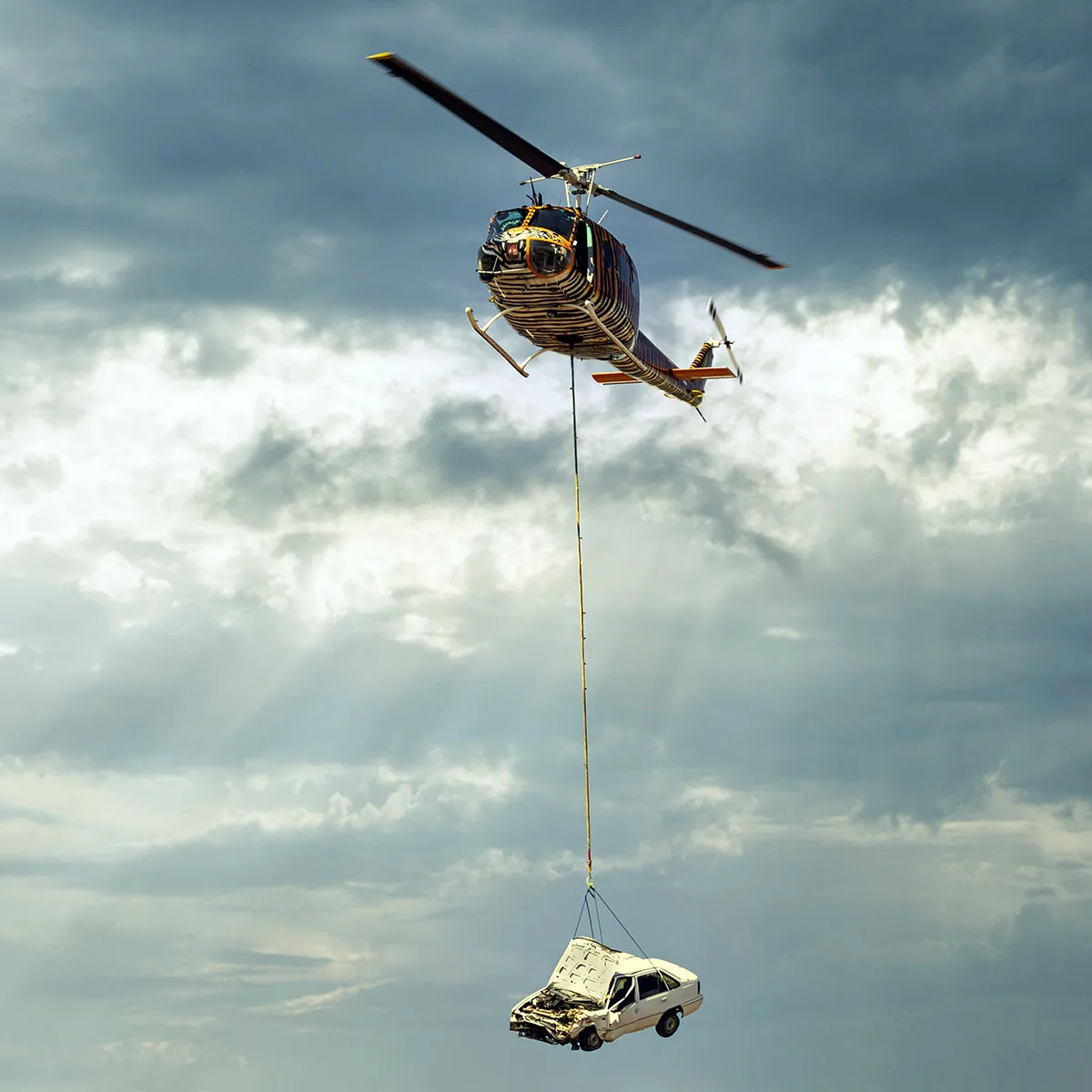 Helicopters for Salvage Operations & Pollution Control