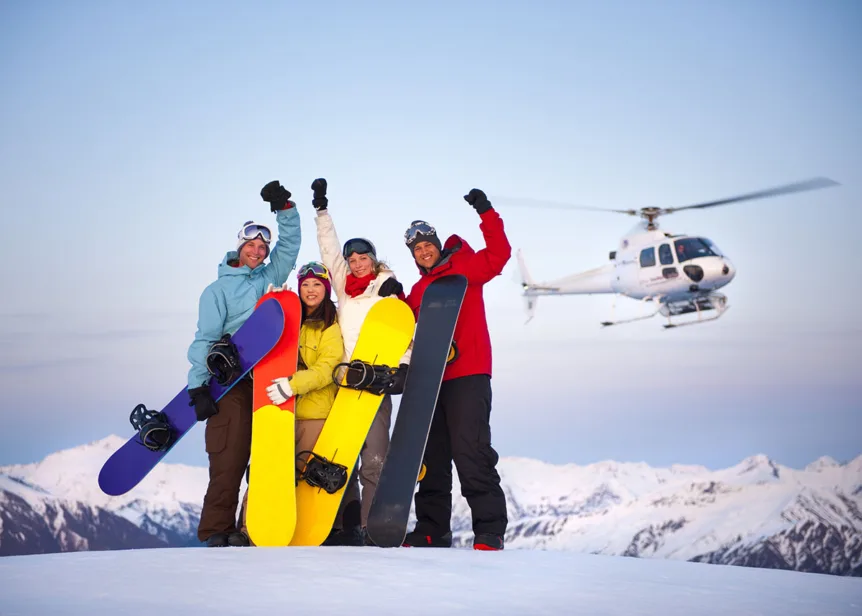 Top 10 ski resorts in North America with heli-pads.