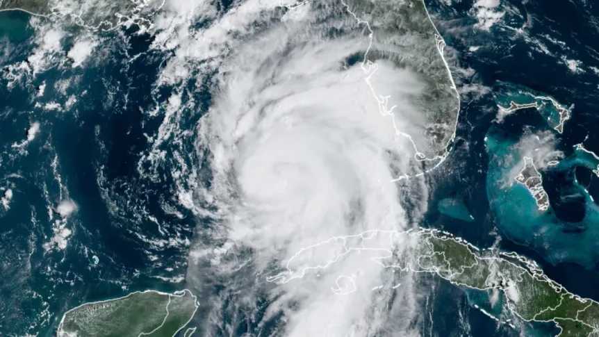 Helicopters and Drones Mobilized in Response to Hurricane Idalia
