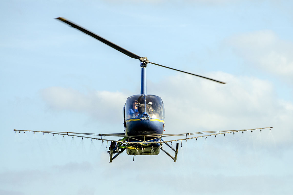 Robinson R44 Crop Duster