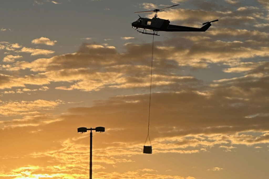 Bell Huey Lifts HVAC at Sunrise