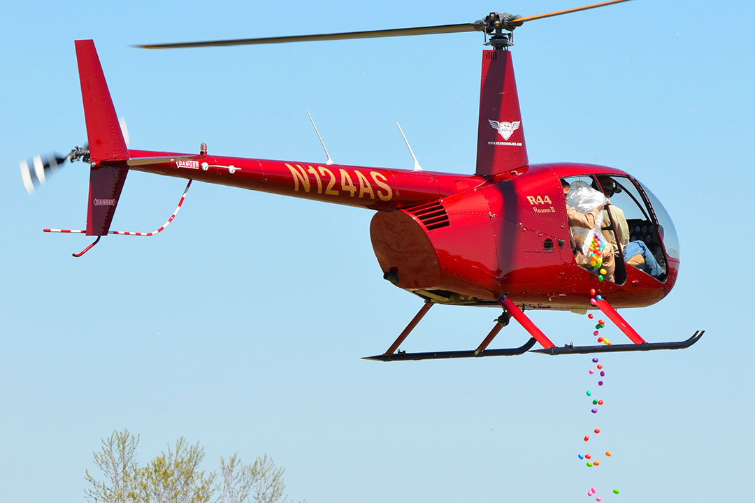 Helicopter Egg Drop | Credit: Jim Lambert
