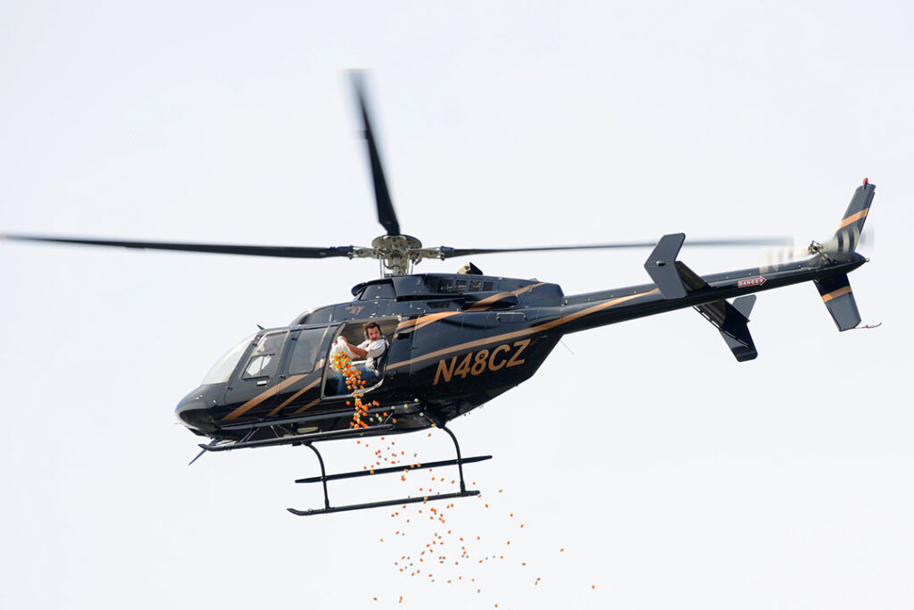 Helicopter Egg Drop | Credit: Kenneth Sponsler