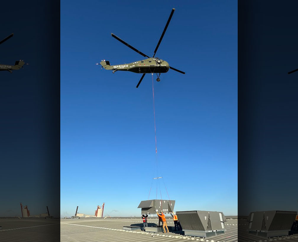 HVAC RTU Heavy Lift by Sikorsky S-58