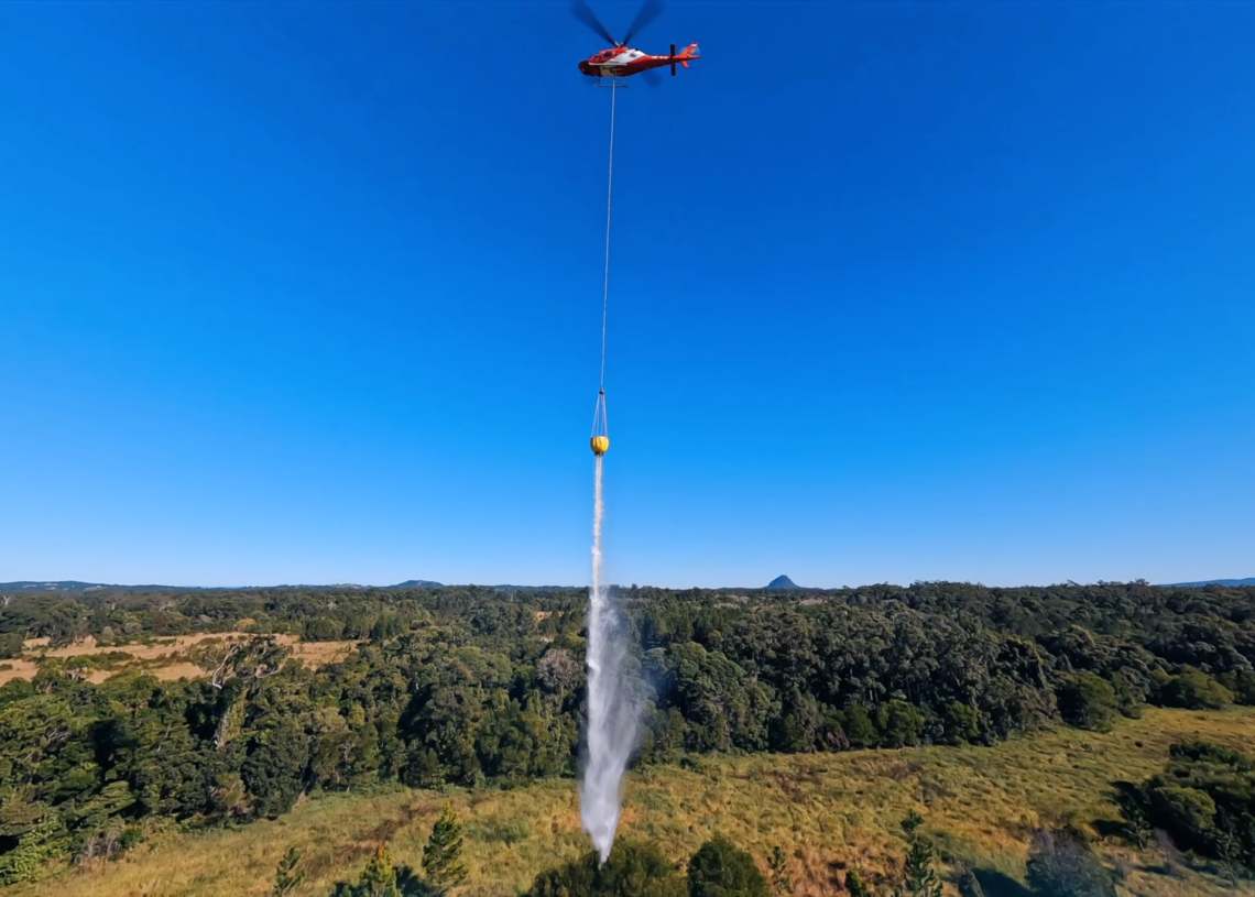 Helitak's Next-Generation Aerial Strike Bucket in Action