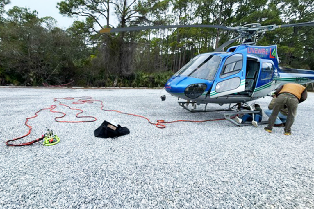 Featured image for “HVAC Helicopter Lift for NDRP at Blue Mountain Beach Condo”