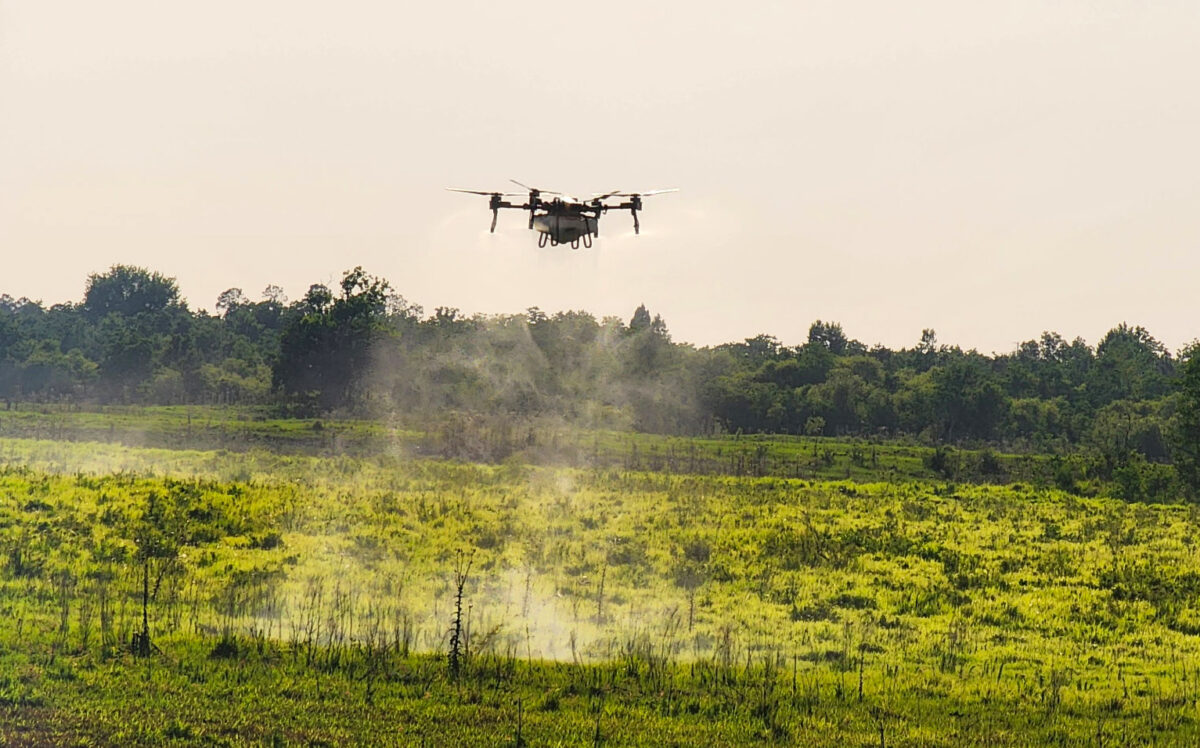 and Reclamation Drone Spray Project in Lakeland, FL Completed with Precision Herbicide Application