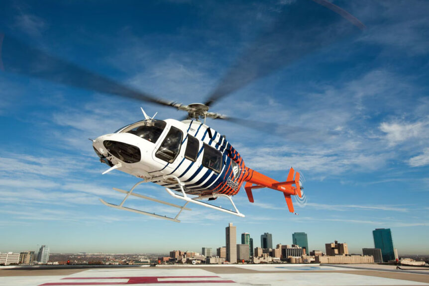 Bell 407 Helicopter for Compact Rooftop HVAC and RTU Lifts | Photo: bellflight.com