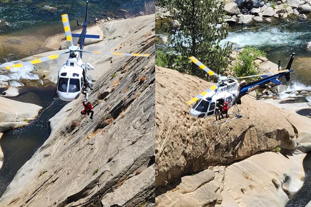 California Hiker’s 48 Hour Nightmare Ends with Helicopter Rescue from Waterfall | Photo: tularecounty.ca.gov