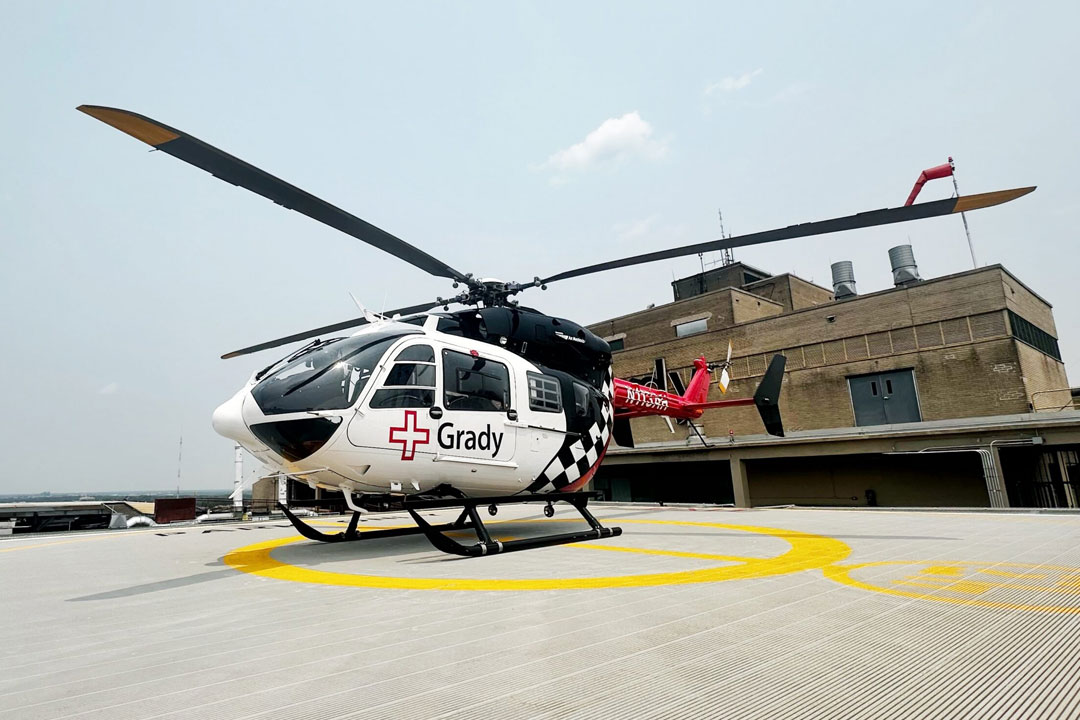 Grady Unveils New Medical Helicopter through Air Methods Alliance | Photo: gradyhealth.org