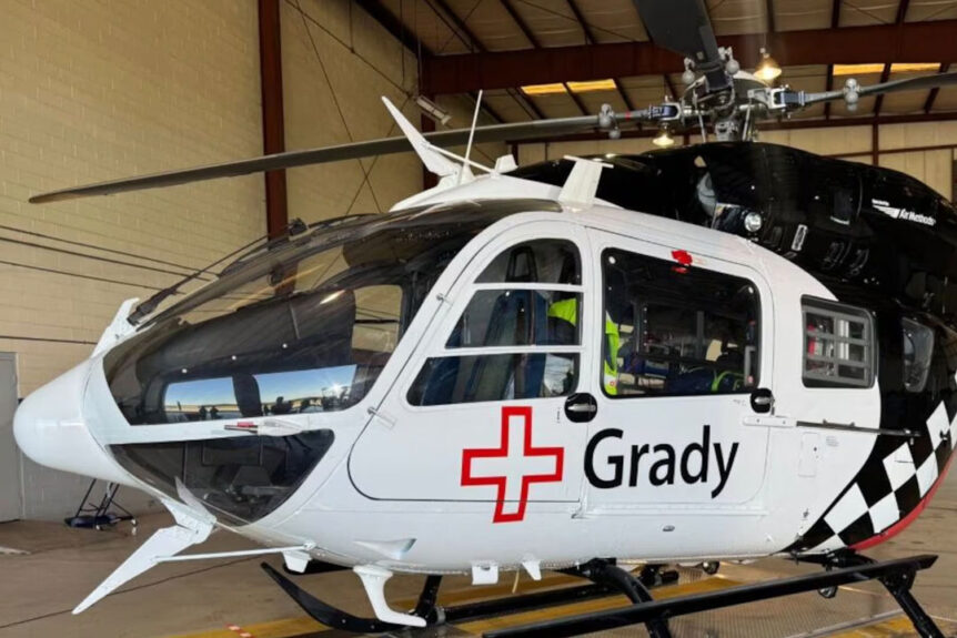 New Grady Medical Helicopter Enhances Trauma Care Across Atlanta Region | Photo: WANF
