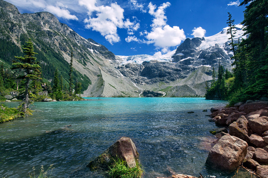 Upper Joffre Lake in Pemberton, BC, Canada