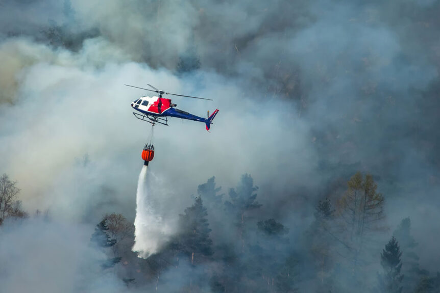Critical Injuries Averted in Forced Landing of BC Wildfire Helicopter