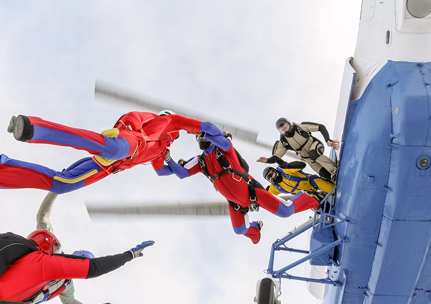 Experience the Thrill of Helicopter Skydiving