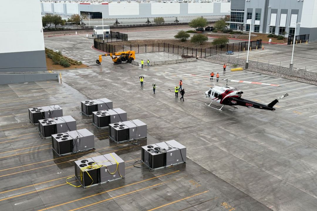 Featured image for “A Better Result for Better Building Systems: Helicopter HVAC Installation”