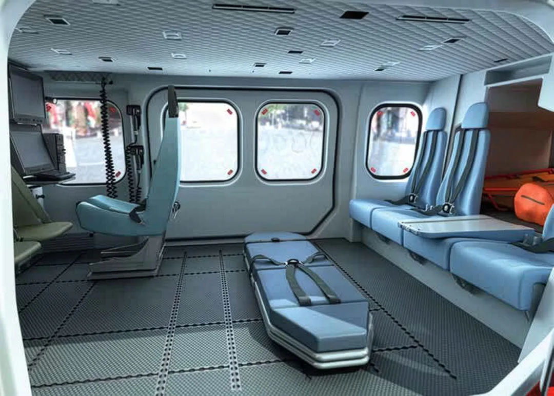 The AW189 includes fixtures and provisions for a number of self-contained systems including a three-stretcher MEDEVAC solution. | Photo: leonardo.com