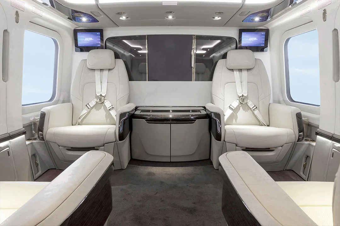 A look inside the AW189's cabin interior. | Photo: leonardo.com