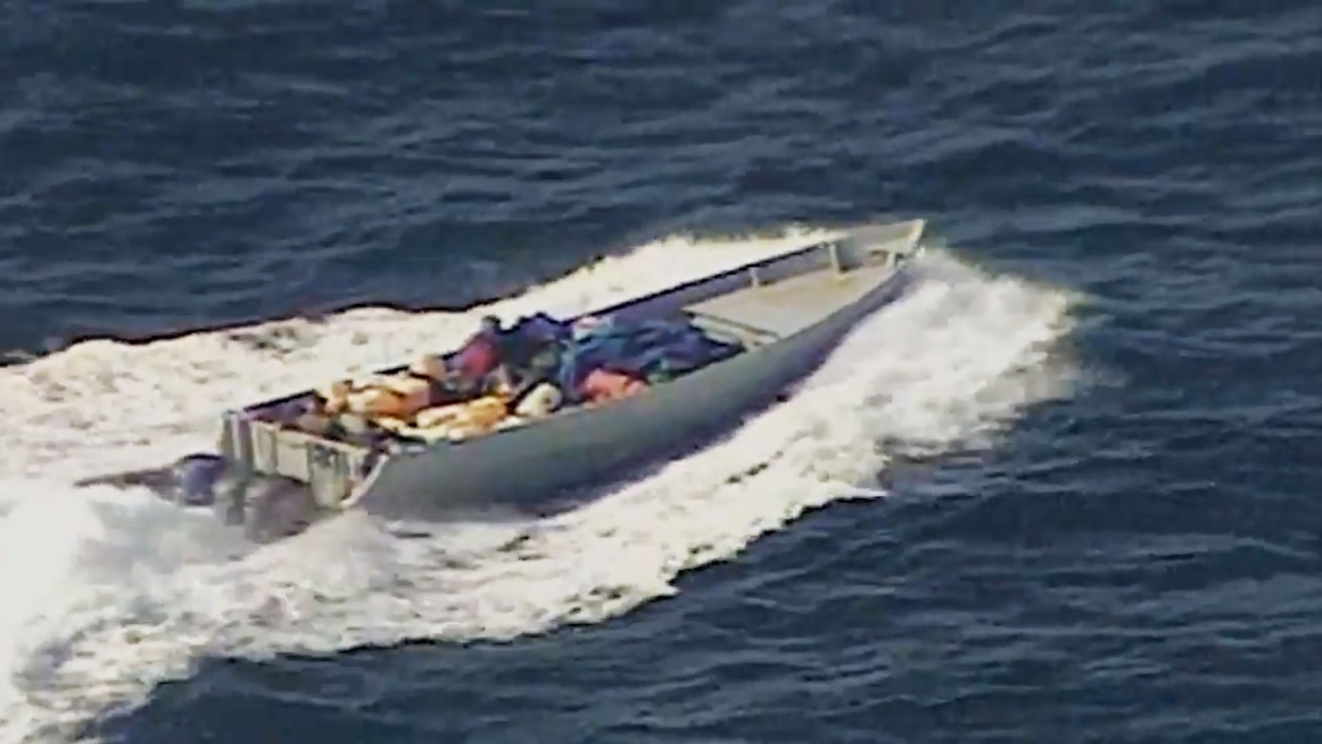 The Narco Fast Boat as seen from the intense, shared video of the situation.
