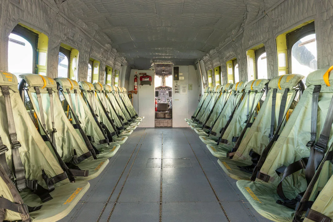 The S-92 features a large stand-up cabin with crashworthy, energy absorbing seating, full-width hydraulically-operated rear ramp, and high-load capacity floors. | Photo: lockheedmartin.com