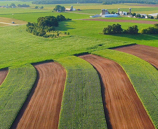 A Fair Lifts Drone Team at Work Spraying Corn and Soybeans