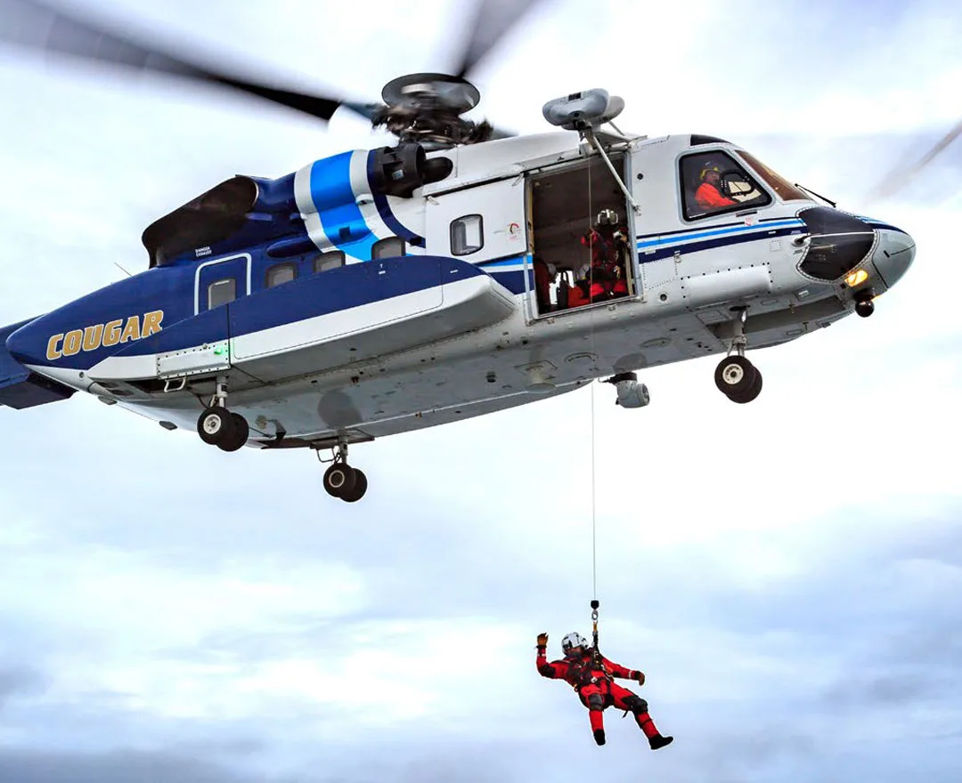 Sikorsky S-92 executing a search and rescue mission. | Photo: lockheedmartin.com