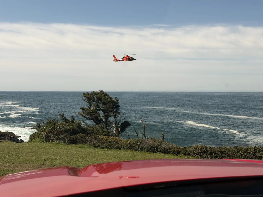 Two Oregon Coast Rescues in One Day Highlight Critical Helicopter Response | Photo: Depoe Bay Fire District