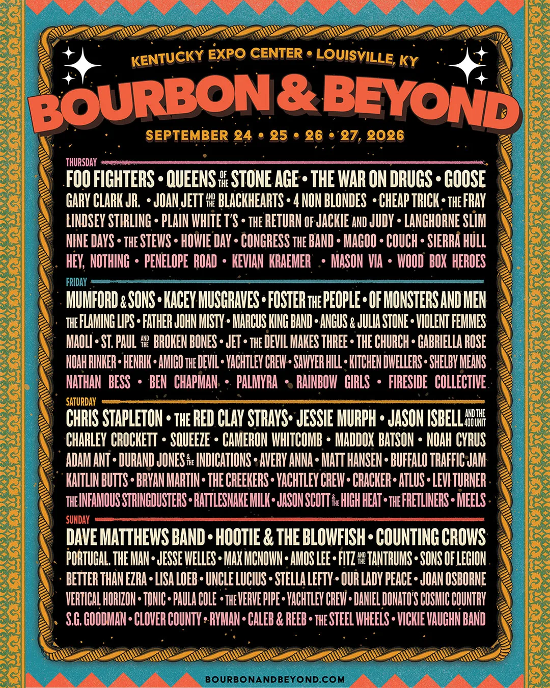Bourbon & Beyond, Louisville, September 24-27