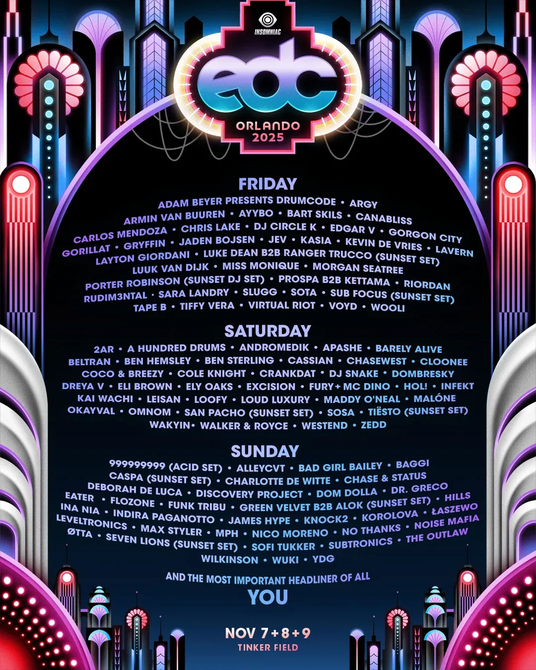 EDC Orlando, November 6-8