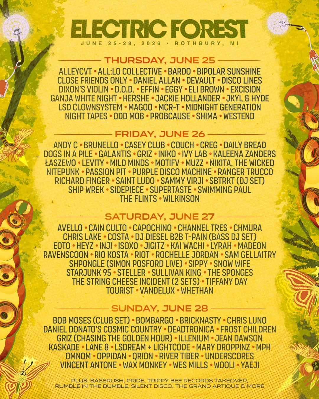 Electric Forest, Rothbury, June 25-28