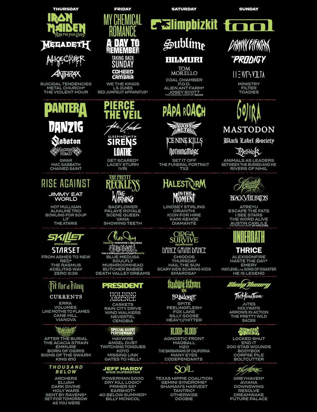 Louder Than Life, Louisville, September 17-20