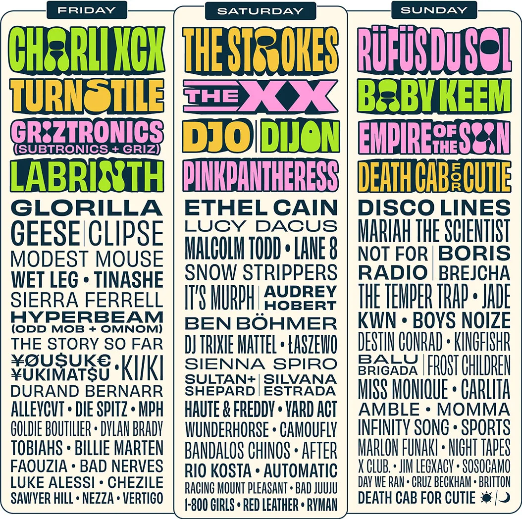 Outside Lands, San Francisco, August 7-9