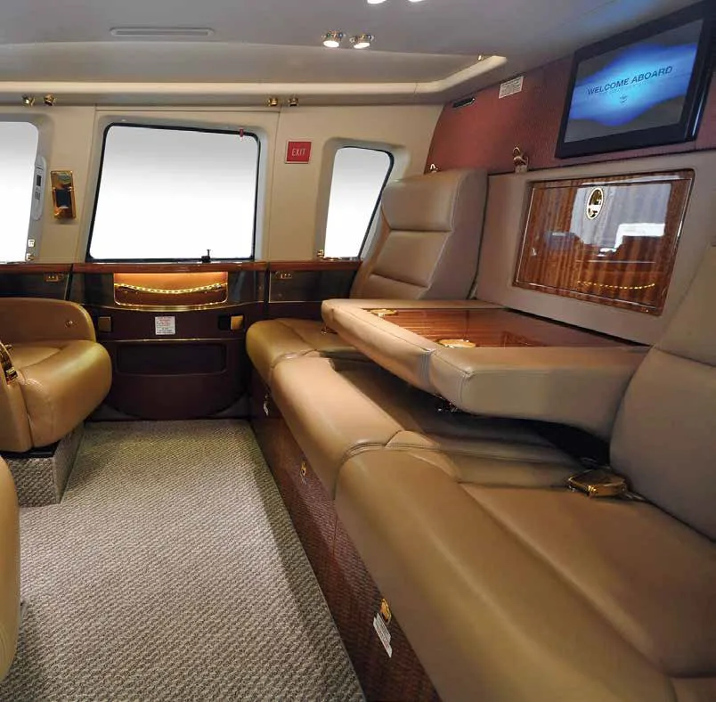 Entry and exit are easy through large, limousine-like cabin doors with electrically extendable steps. | Photo: lockheedmartin.com