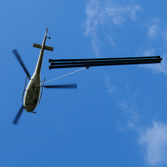 More Than Pipe Lifting: Complete Pipeline Construction Aerial Support