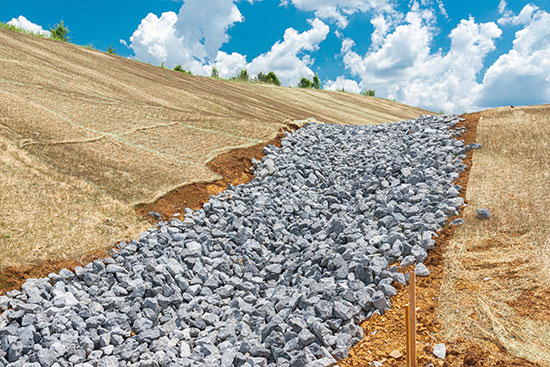 Riprap Rock Placement